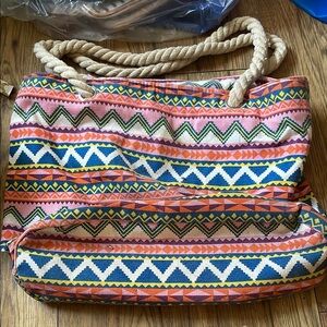 Colorful Geometric Tote Bag​